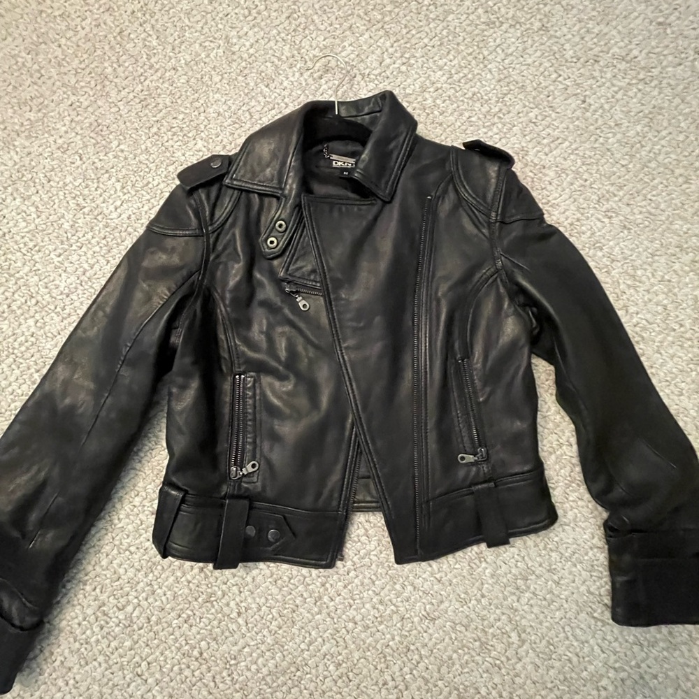 DKNY leather jacket